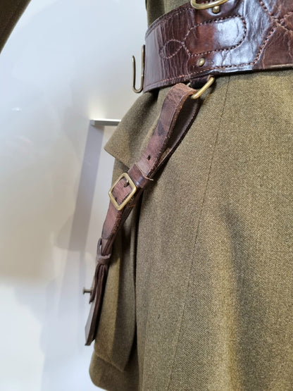 SOLD! WW2 British Army Captain’s Jacket and Sam Browne Belt, Dated 1939