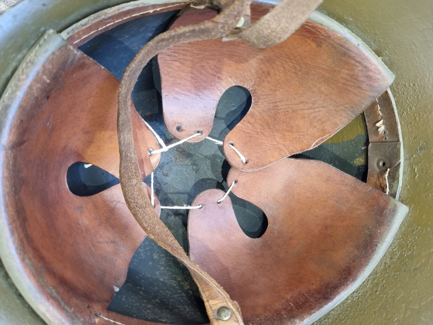SOLD! Spanish Civil War M26 ‘Con ala’ Helmet
