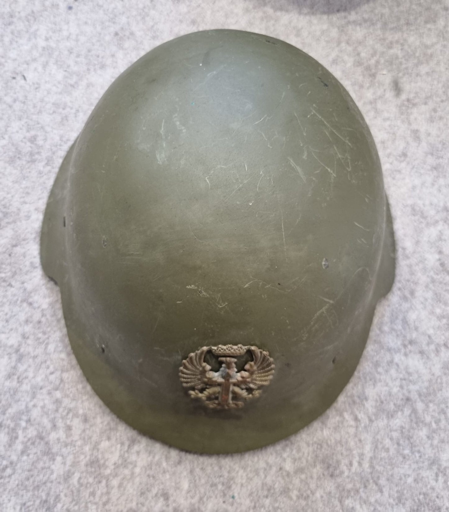 SOLD! WW2 Spanish M26 ‘Con ala’ Helmet with Francoist Badge