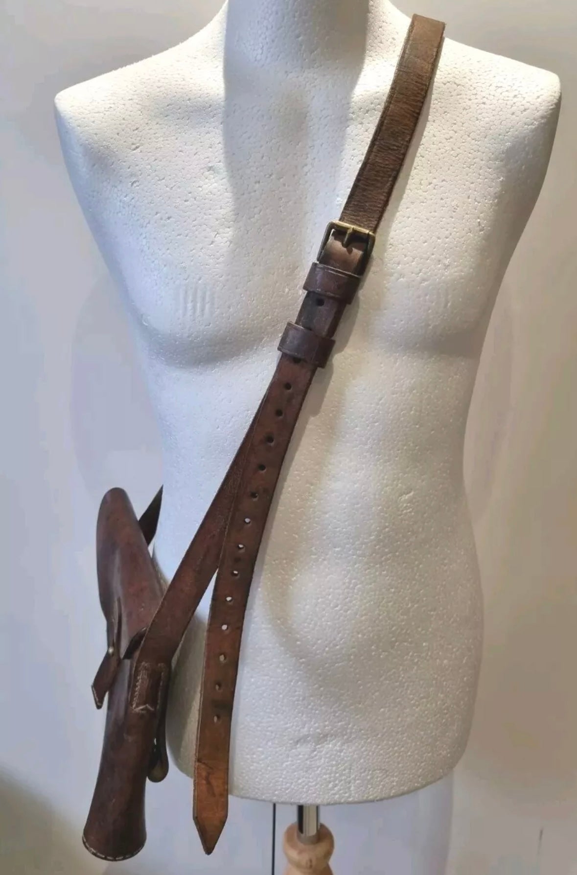 SOLD! Rare WW2 British Army Flare Gun Holster and Shoulder Strap