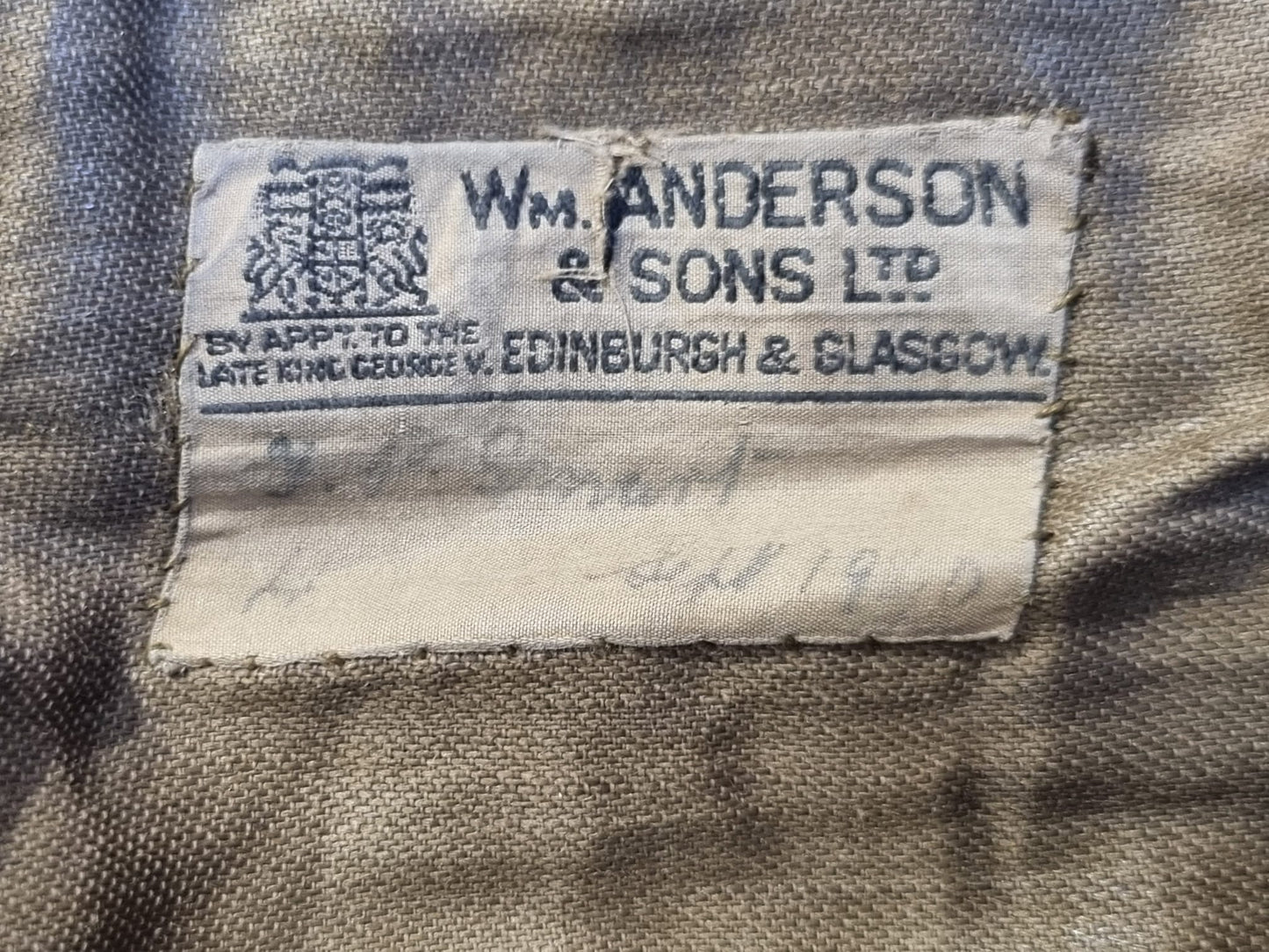 SOLD! WW2 British Army Major’s Kings Own Scottish Borderers Greatcoat