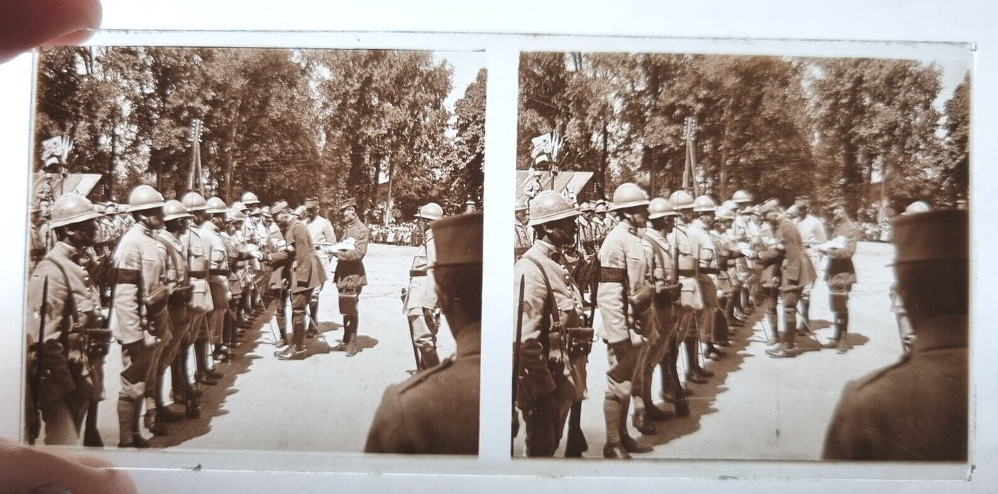 Unpublished Military Amateur WW1 Glass Stereoview Collection- 133 Slides