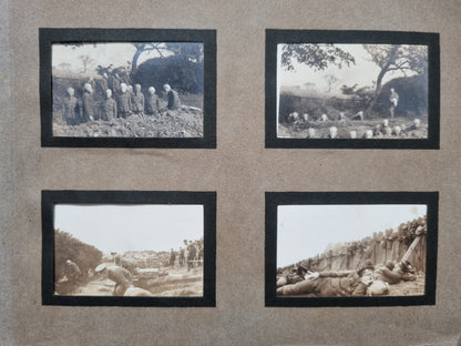 Extremely Rare WW1 Sherwood Foresters 2 Private Photo Albums & Swagger Stick