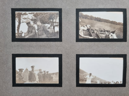 Extremely Rare WW1 Sherwood Foresters 2 Private Photo Albums & Swagger Stick