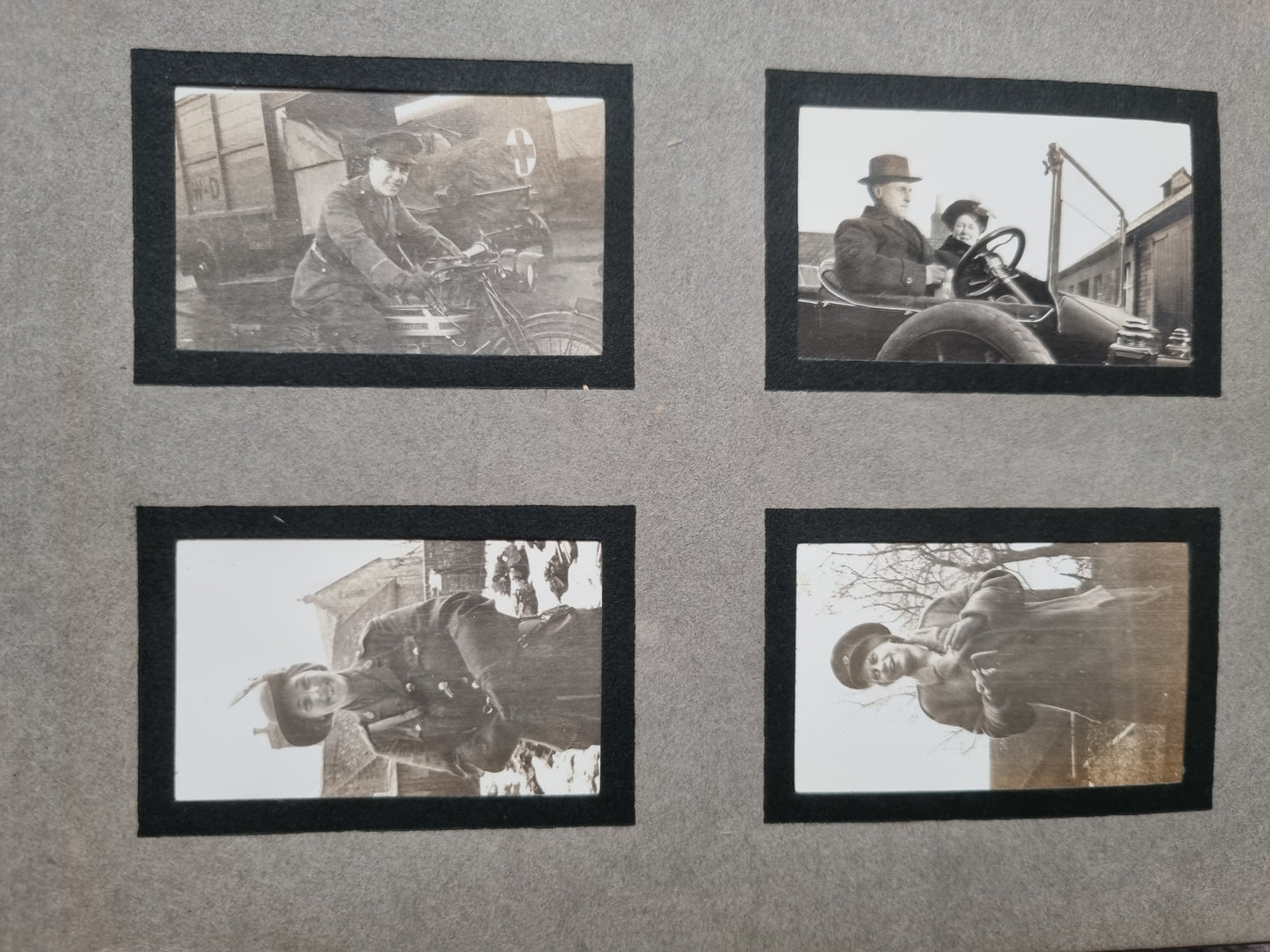 Extremely Rare WW1 Sherwood Foresters 2 Private Photo Albums & Swagger Stick