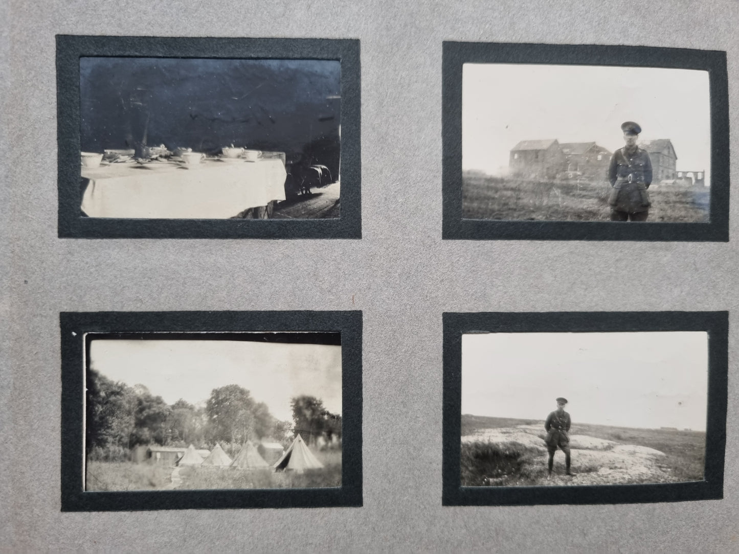 Extremely Rare WW1 Sherwood Foresters 2 Private Photo Albums & Swagger Stick
