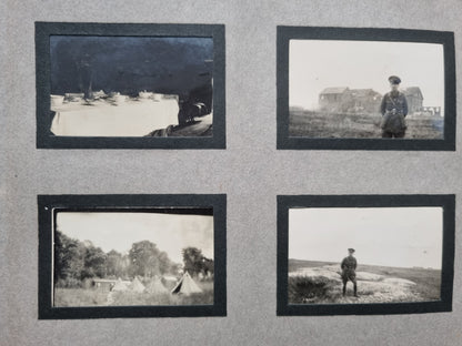 Extremely Rare WW1 Sherwood Foresters 2 Private Photo Albums & Swagger Stick