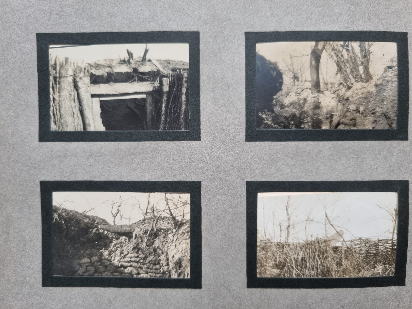 Extremely Rare WW1 Sherwood Foresters 2 Private Photo Albums & Swagger Stick