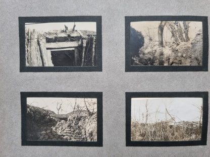 Extremely Rare WW1 Sherwood Foresters 2 Private Photo Albums & Swagger Stick
