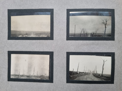 Extremely Rare WW1 Sherwood Foresters 2 Private Photo Albums & Swagger Stick