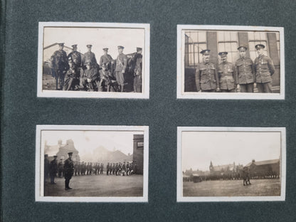 Extremely Rare WW1 Sherwood Foresters 2 Private Photo Albums & Swagger Stick