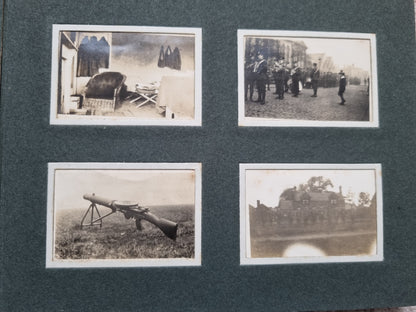 Extremely Rare WW1 Sherwood Foresters 2 Private Photo Albums & Swagger Stick