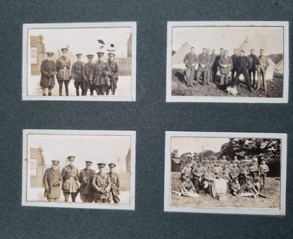 Extremely Rare WW1 Sherwood Foresters 2 Private Photo Albums & Swagger Stick