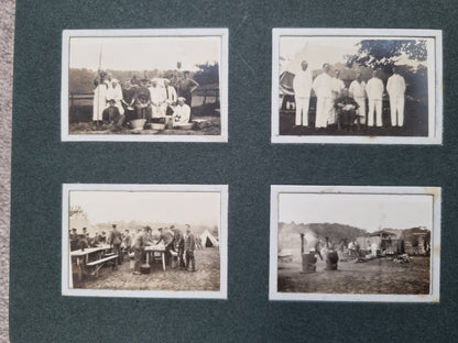 Extremely Rare WW1 Sherwood Foresters 2 Private Photo Albums & Swagger Stick