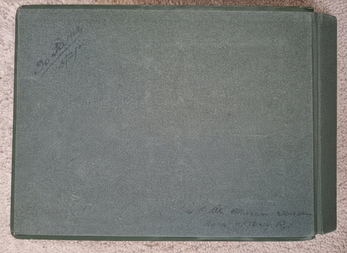 Extremely Rare WW1 Sherwood Foresters 2 Private Photo Albums & Swagger Stick