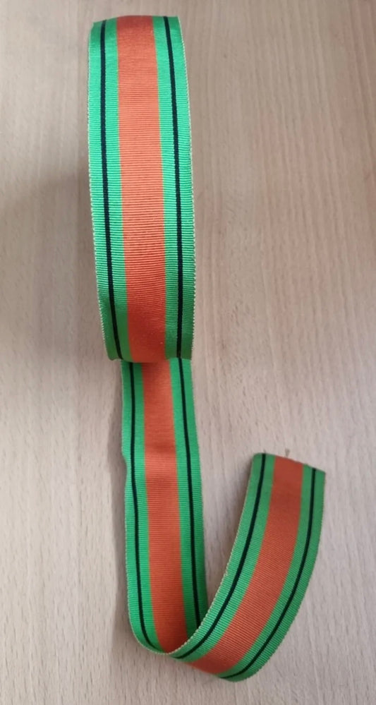 WW2 British Defence Medal, Original Weave Medal Ribbon Roll, 33 Metres