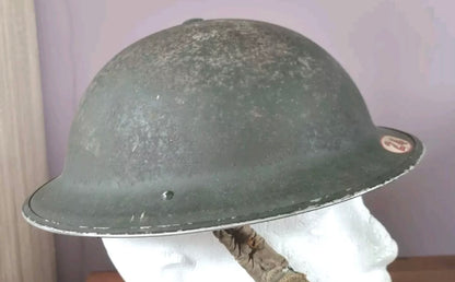 SOLD! Early WW2 NFS MK2 ‘Brodie’ Helmet. For 24 Division (Birmingham)