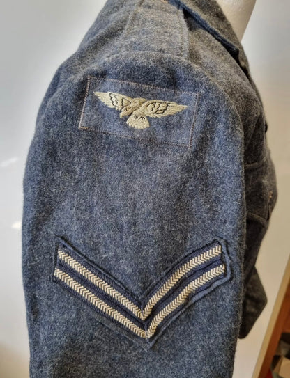 SOLD! Fantastic WW2 RAF Uniform Set to Corporal Arthur Norman Cotton, with Medals.