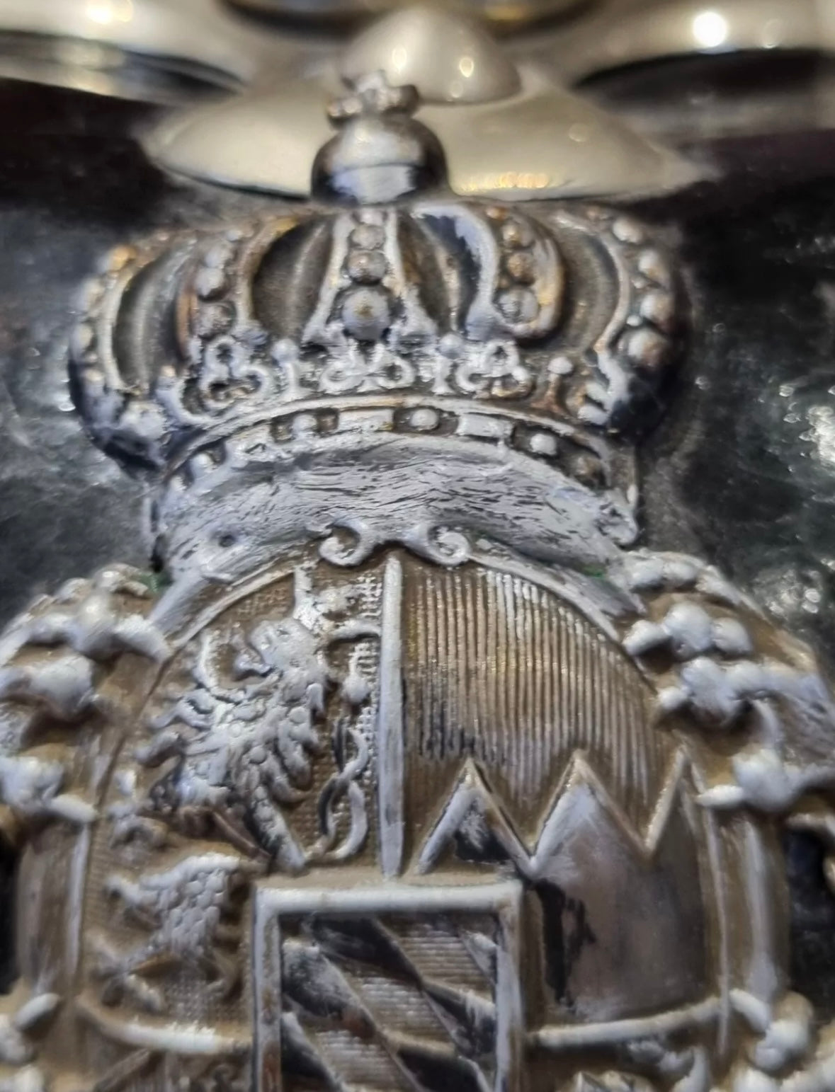 SOLD! Restored WW1 Imperial German (Bavarian) Police Pickelhaube