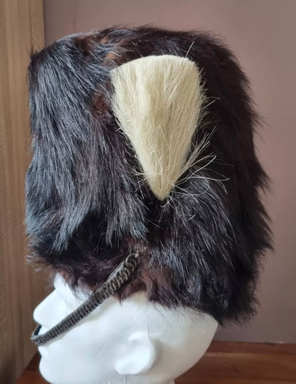 SOLD! Pre-1881 Victorian Bearskin for the 3rd Militia Battalion, Durham Fusiliers, with Tin