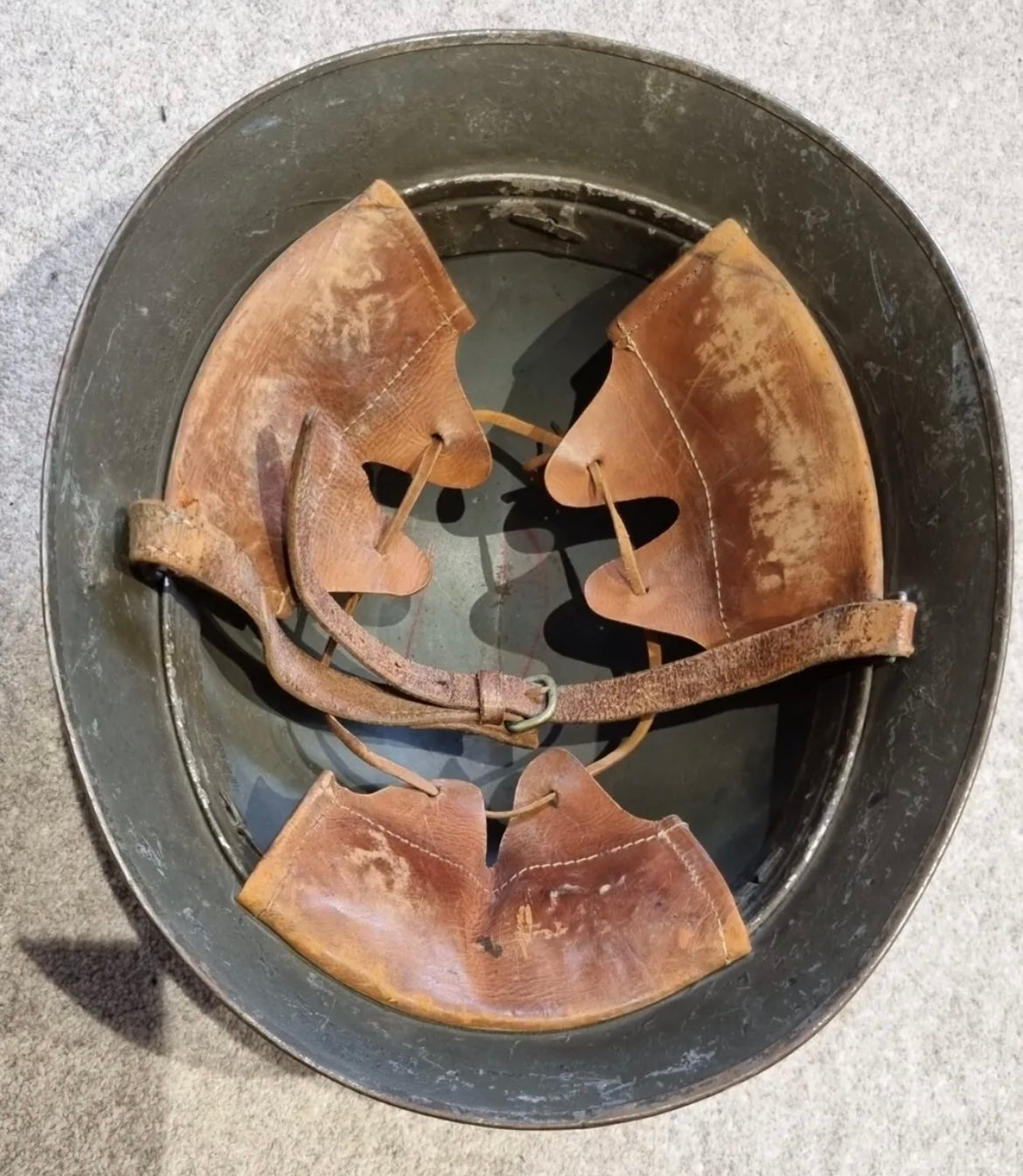 SOLD! Inter War-WW2 Swedish M21 Helmet