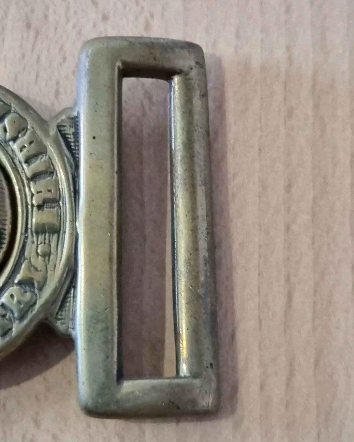 SOLD! Rare 19th Century 43rd Monmouthshire Light Infantry Brass Belt Buckle