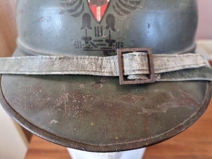 WW2 or Earlier Italian Corps of Public Security Agents M15 ‘Adrian’ Helmet