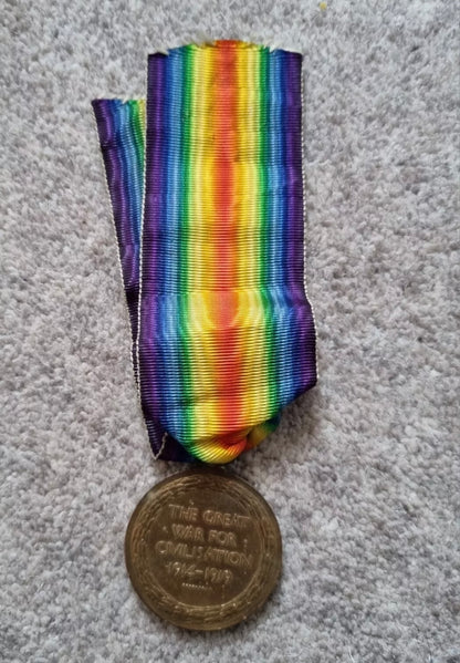 SOLD! WW1 Death Plaque & Medal Group to Corporal George Johnson, 7th King’s Own Yorkshire Light Infantry