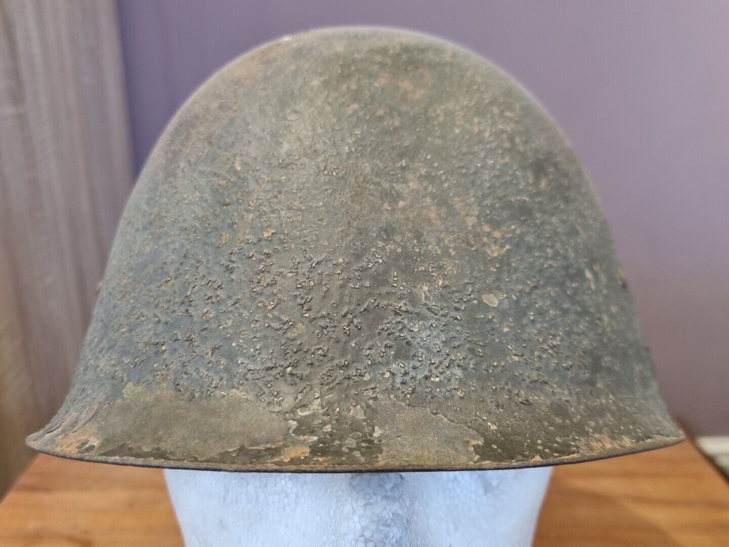 SOLD! WW2 Polish Wz31 'Salamandra' Relic Helmet. RARE!