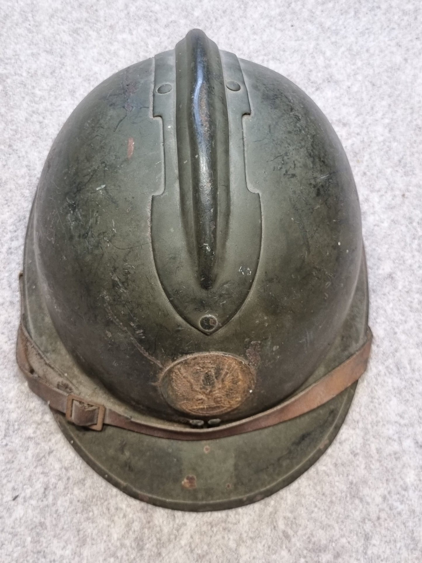 SOLD! WW2 French/Polish Army M26 ‘Adrian’ Helmet