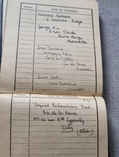 SOLD! Rare WW2 French Vichy Diary, "Agenda de Armée Nouvelle 1942"