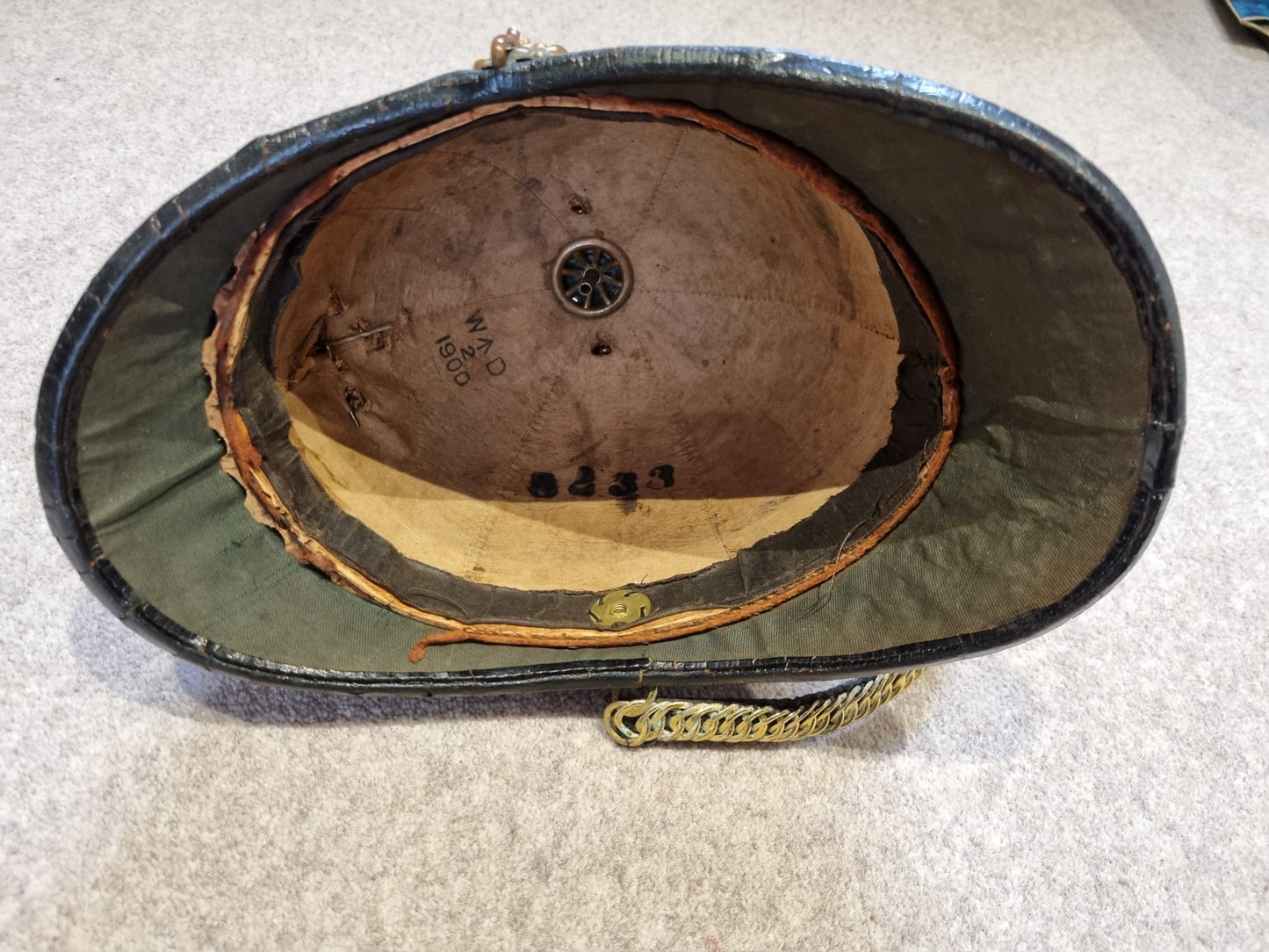 Victorian Hampshire Regiment Enlisted Man’s Home Service Helmet