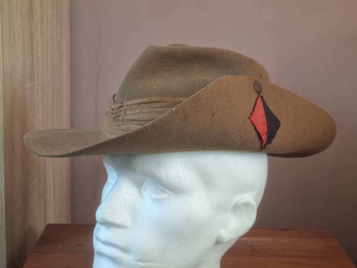 WW2 British Royal Artillery Slouch Hat, 1941 Dated
