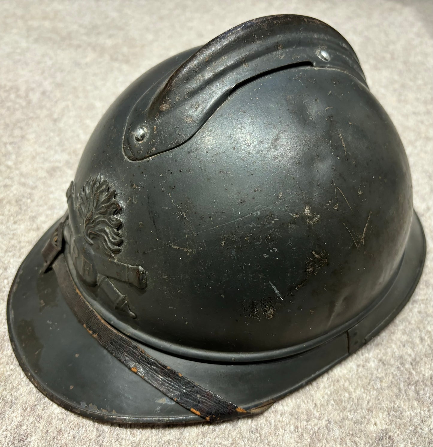 WW1 French Artillery M15 ‘Adrian’ Helmet