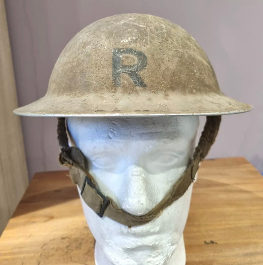 SOLD! WW2 British Rescue MK2 ‘Brodie’ Helmet