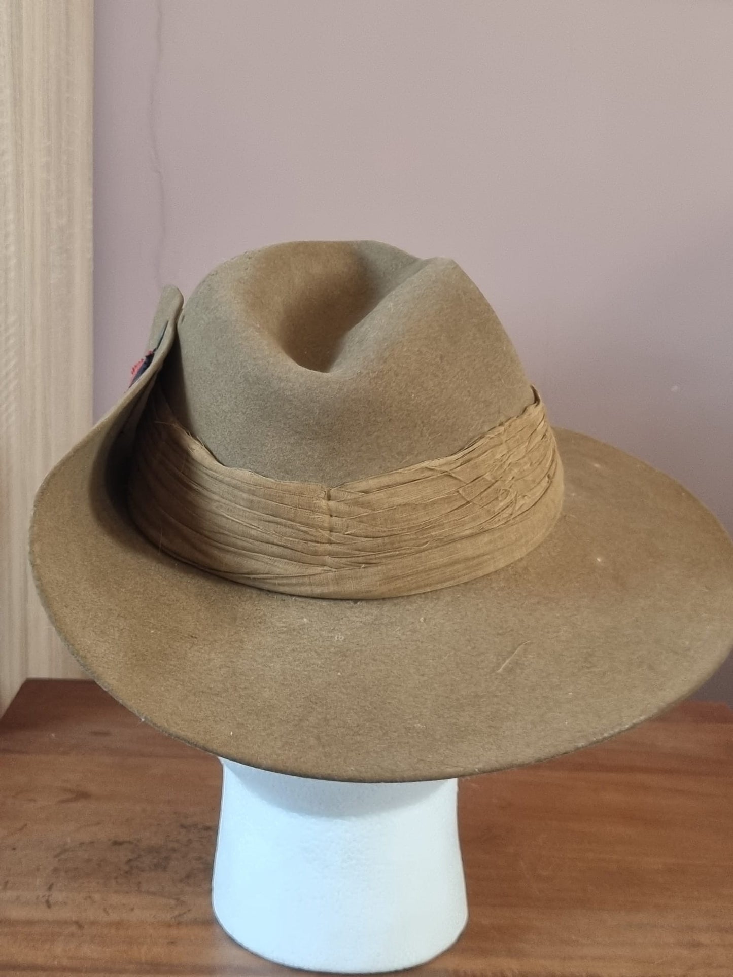 WW2 British Royal Artillery Slouch Hat, 1941 Dated