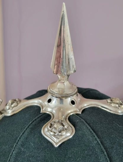 SOLD! Victorian Royal South Gloucestershire Regiment Officer’s Home Service Helmet
