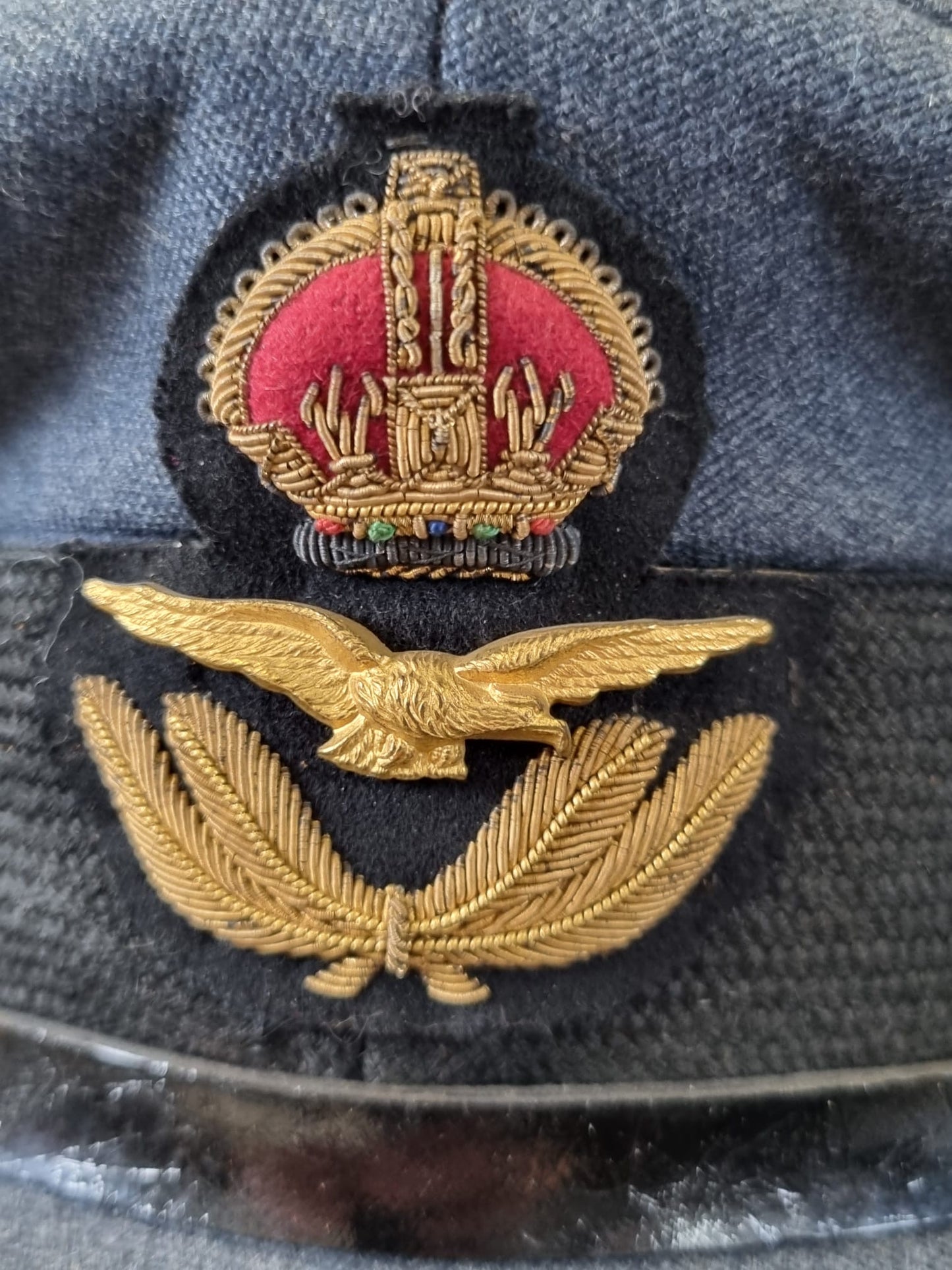 SOLD! Late 1940s RAF Officer’s Visor Cap