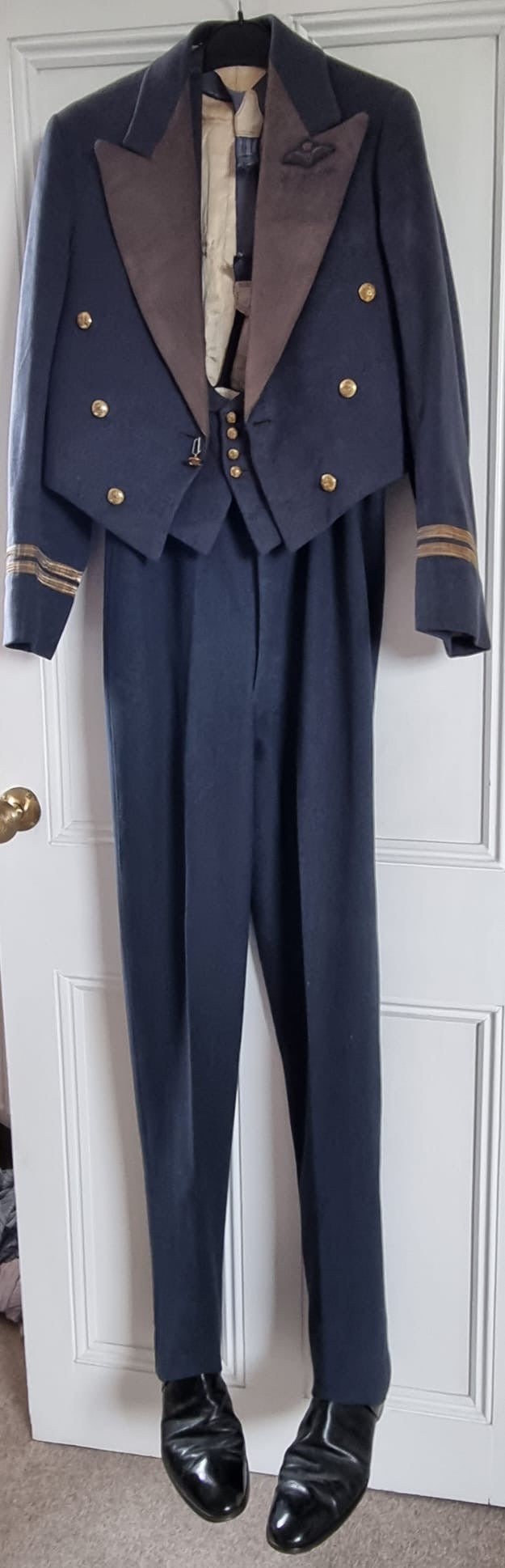 SOLD! WW2 RAF Mess Uniform named to Pilot Officer John Fletcher McPhie, Stalag Luft 3 Interest!