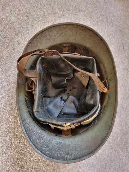 WW2 French M26 ‘Adrian’ Helmet for a Motorised Machine Gun Car Unit (Reconnaissance)