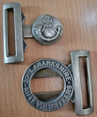 SOLD! Pre-1908 29th Lanarkshire Volunteer Rifles Belt Buckle