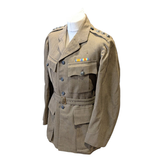 WW1 British Army Captain's Rifle Brigade Uniform Jacket Dated 1918