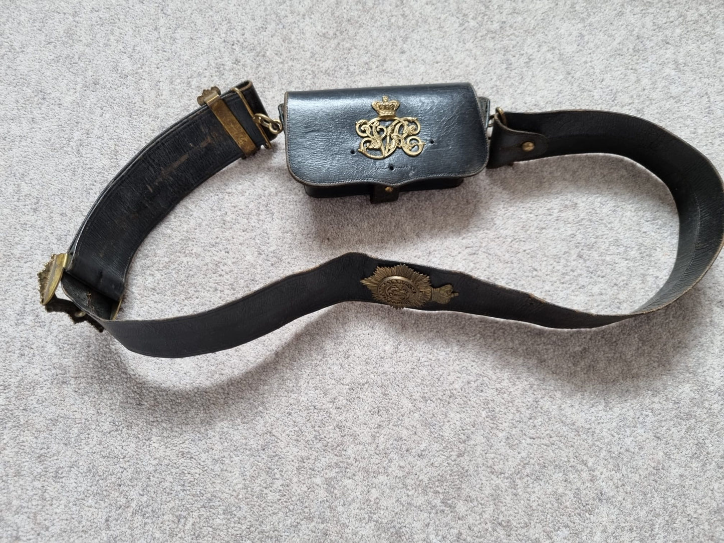 SOLD! Pre WW1 (Edwardian) 1st London Volunteer Rifles Sergeant's Tunic and Victorian Volunteer Rifles Cross Belt and Pouch