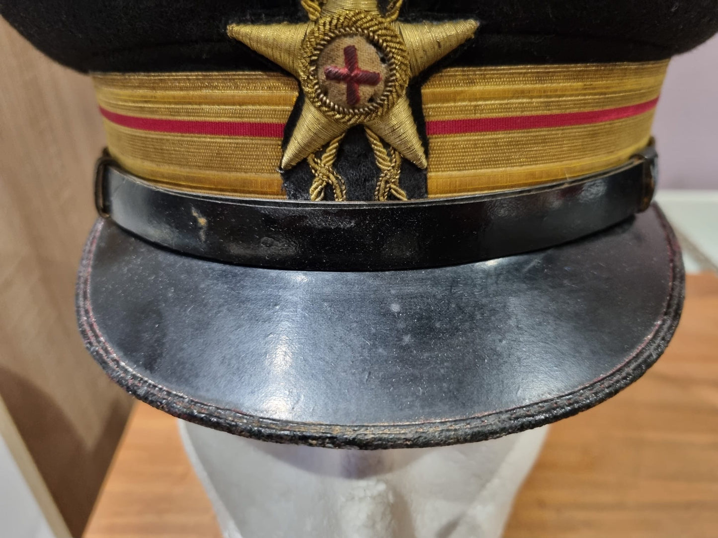 WW2 Italian Army Medical Corps Officer’s Visor Cap