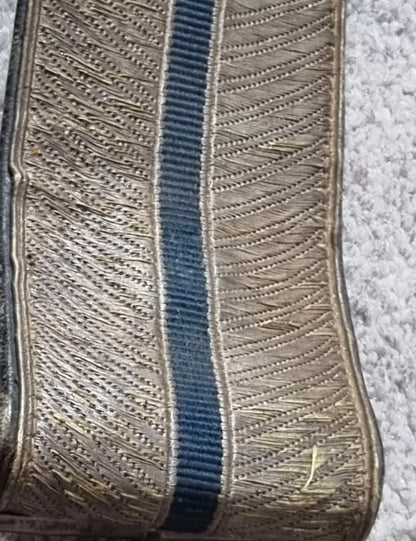 SOLD! Fantastic Victorian British Army Solid Silver Dress Crossbelt & Pouch