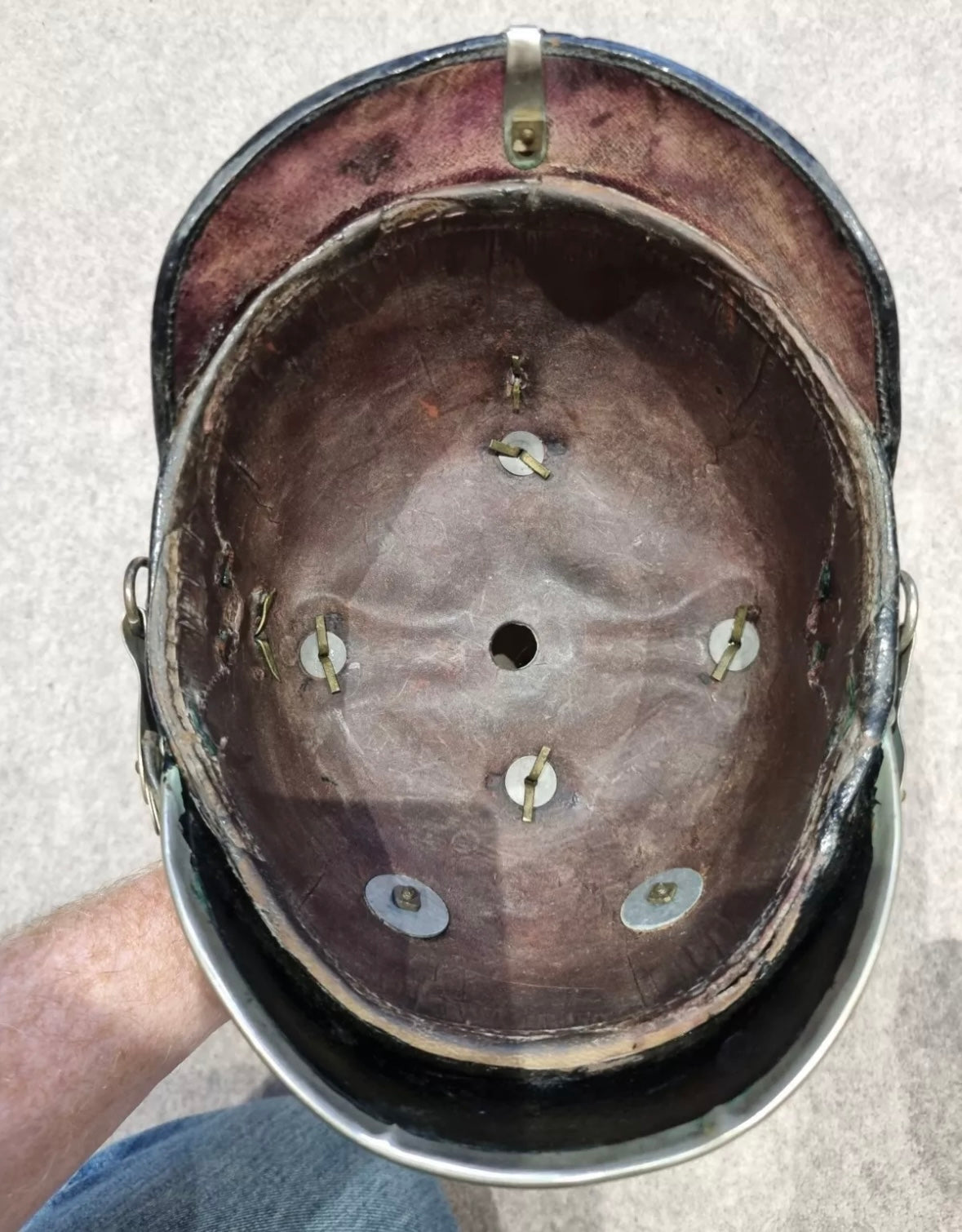 SOLD! Restored WW1 Imperial German (Bavarian) Police Pickelhaube