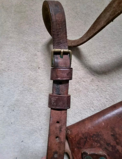 SOLD! Rare WW2 British Army Flare Gun Holster and Shoulder Strap