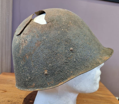 SOLD! WW2 Polish Wz31 'Salamandra' Relic Helmet. RARE!