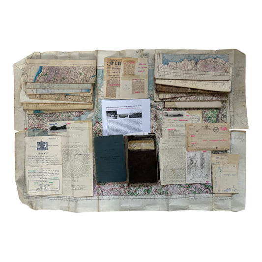 SOLD! Incredibly Special Logbook Set to a Mosquito Night Fighter, 604 Squadron, 2 Confirmed Kills, D-Day, Battle of the Bulge, First Night Fighter Squadron into Normandy