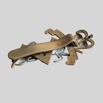 EIIR REME Royal Mechanical & Electrical Engineers Bimetal Cap Badge